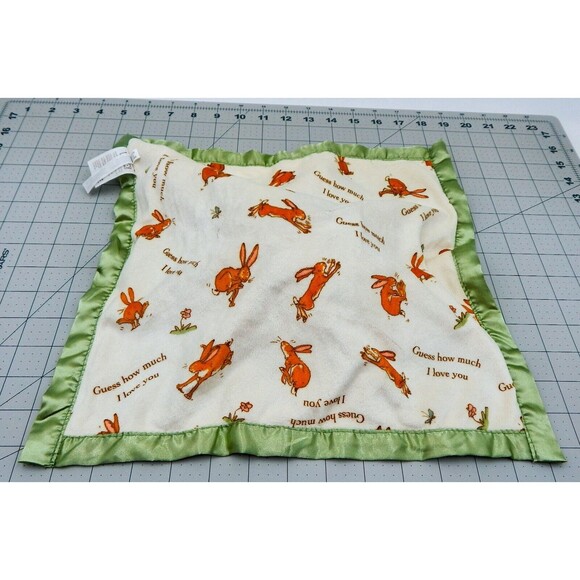 Guess How Much I Love You Bunny Rabbit Baby Lovey Green 13 Inch Kids Preferred - Picture 7 of 8